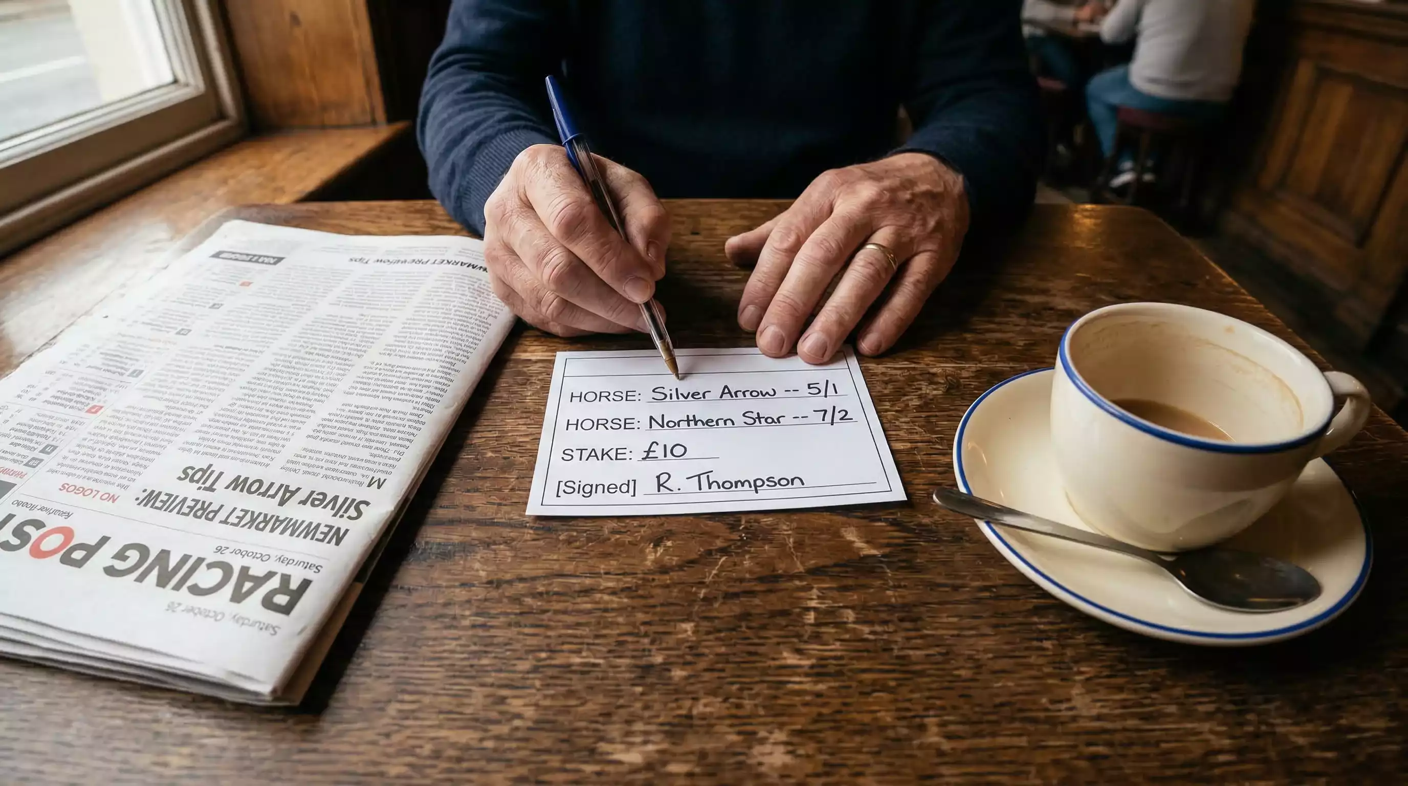 Rule 4 deduction applied to a horse racing betting slip showing adjusted payout calculation